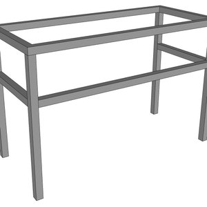 Metal Bathroom Vanity Base (Brody)