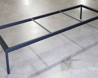 Metal bench base