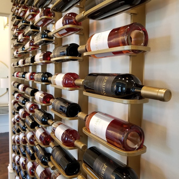 Wall Mount / Blade Series - Single Bottle Label Facing Wine Display