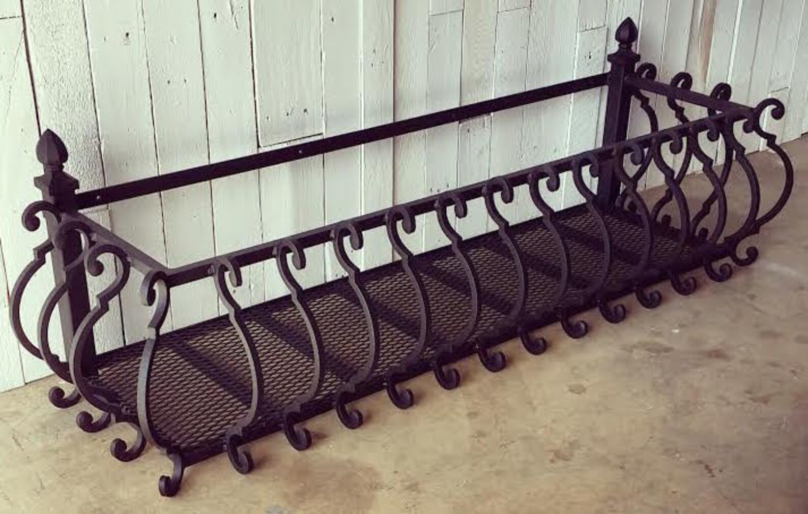 Iron Window Box Etsy