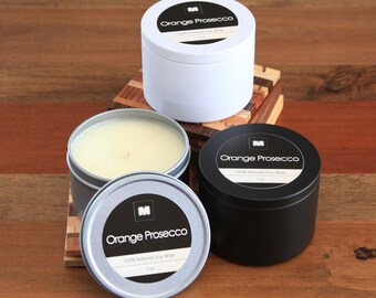 Orange Prosecco Soy Candle
