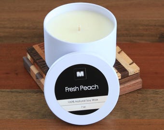 Fresh Peach Soy Candle