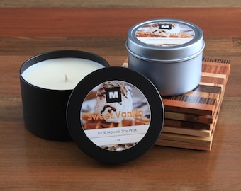 Sweet Vanilla Soy Candle