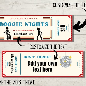 School Dance Tickets Printable for the Whole School Year ASB | PTA ...