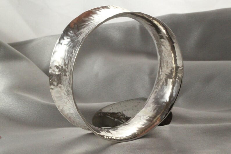 Sterling Silver Bangles Silver Wide Bangle Wide Bracelet Etsy
