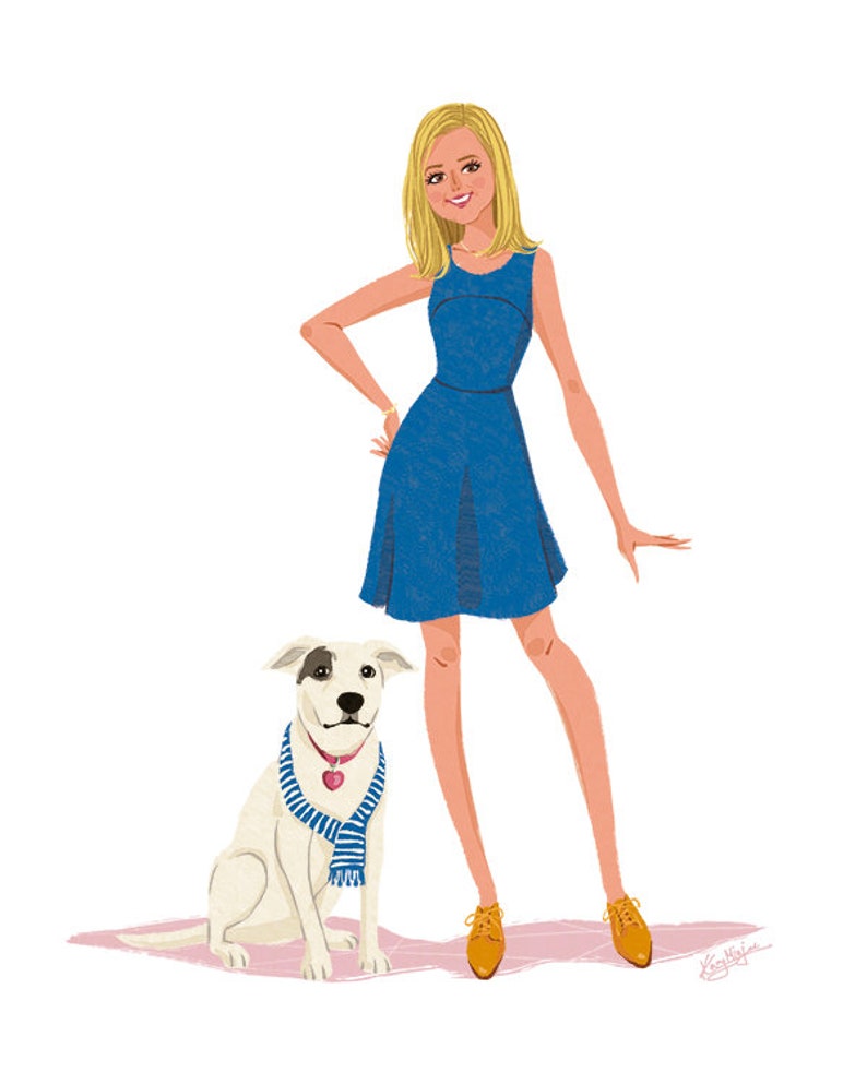Custom Pet Portrait - Personalized Pet Gifts, Pet Memorial, Custom Portrait, Custom Pet Painting, Custom Pet Illustration, Digital Portrait bild 10