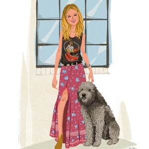 Custom Pet Portrait - Personalized Pet Gifts, Pet Memorial, Custom Portrait, Custom Pet Painting, Custom Pet Illustration, Digital Portrait bild 6