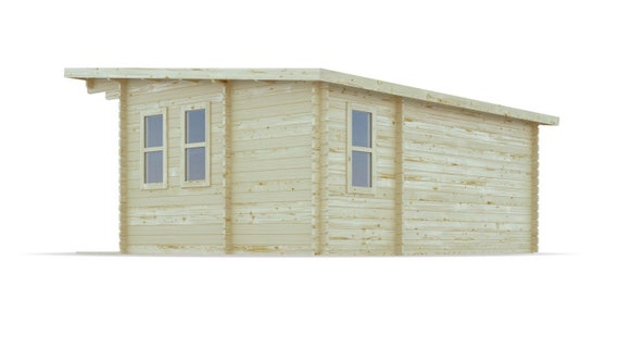 Wood Cabin Kit Storage Shed Project Kit Shed Building Kit Etsy