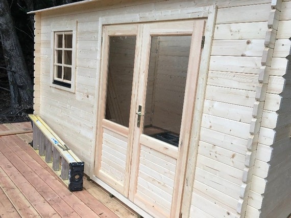 Eureka Guest House Kit Storage Shed Kit Wooden Cabin Kit Etsy