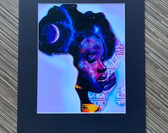 Origins of beauty (beautiful Africa) - print