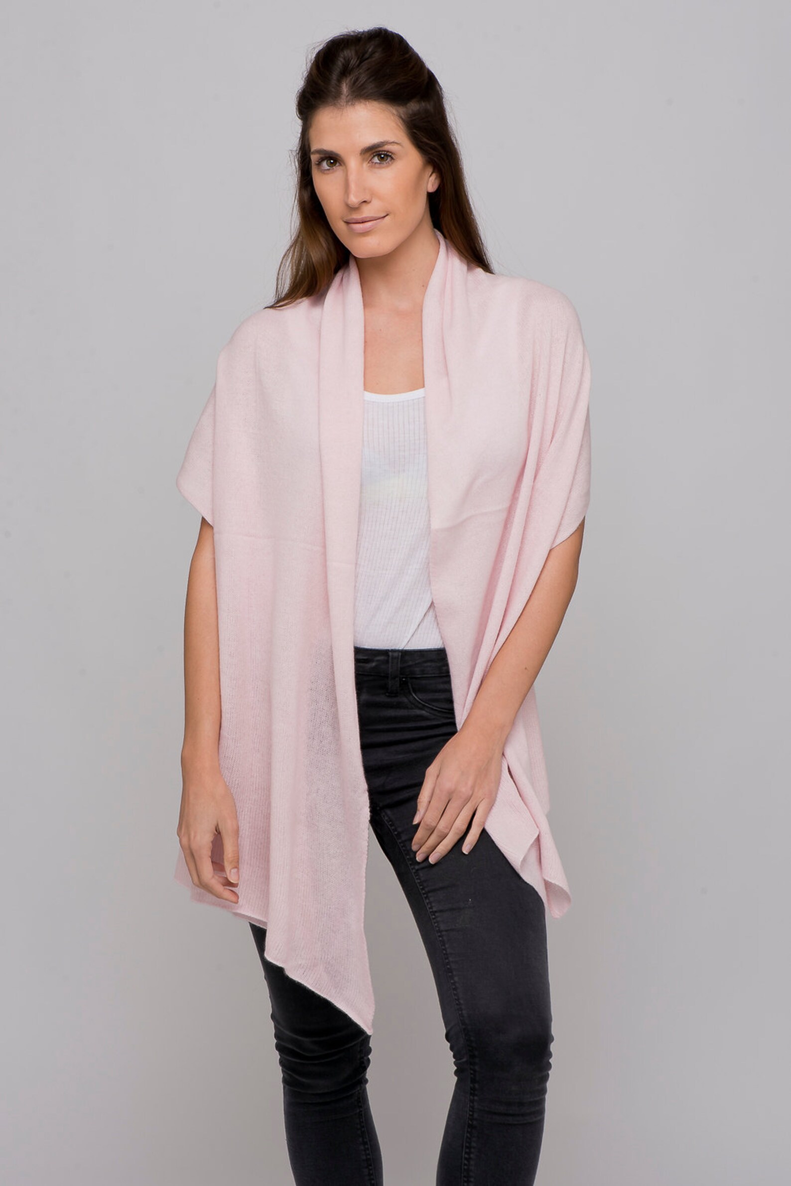 Pink Cashmere Wrap/light Pink Pure Cashmere Wrap/light Pink Etsy