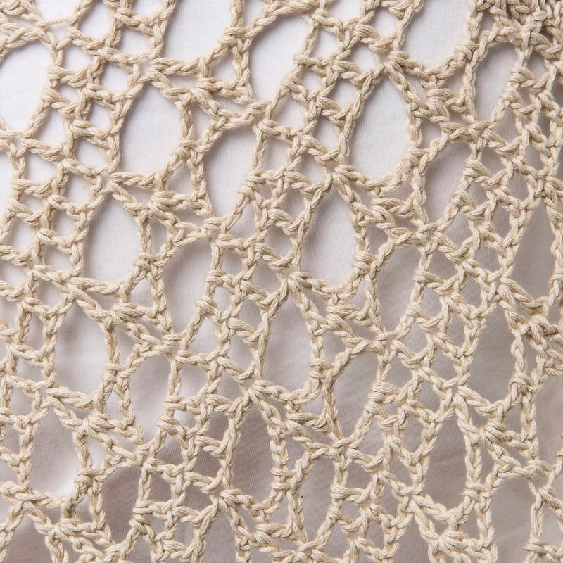 Dune Cotton Crochet Poncho | Etsy