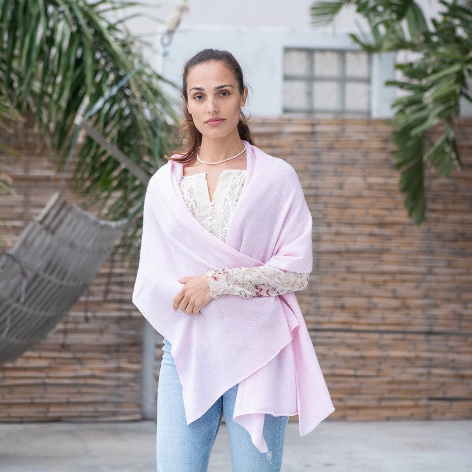 Pink Cashmere Wrap/light Pink Pure Cashmere Wrap/light Pink Etsy