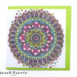 Butterfly Mandala Groeten Kaart