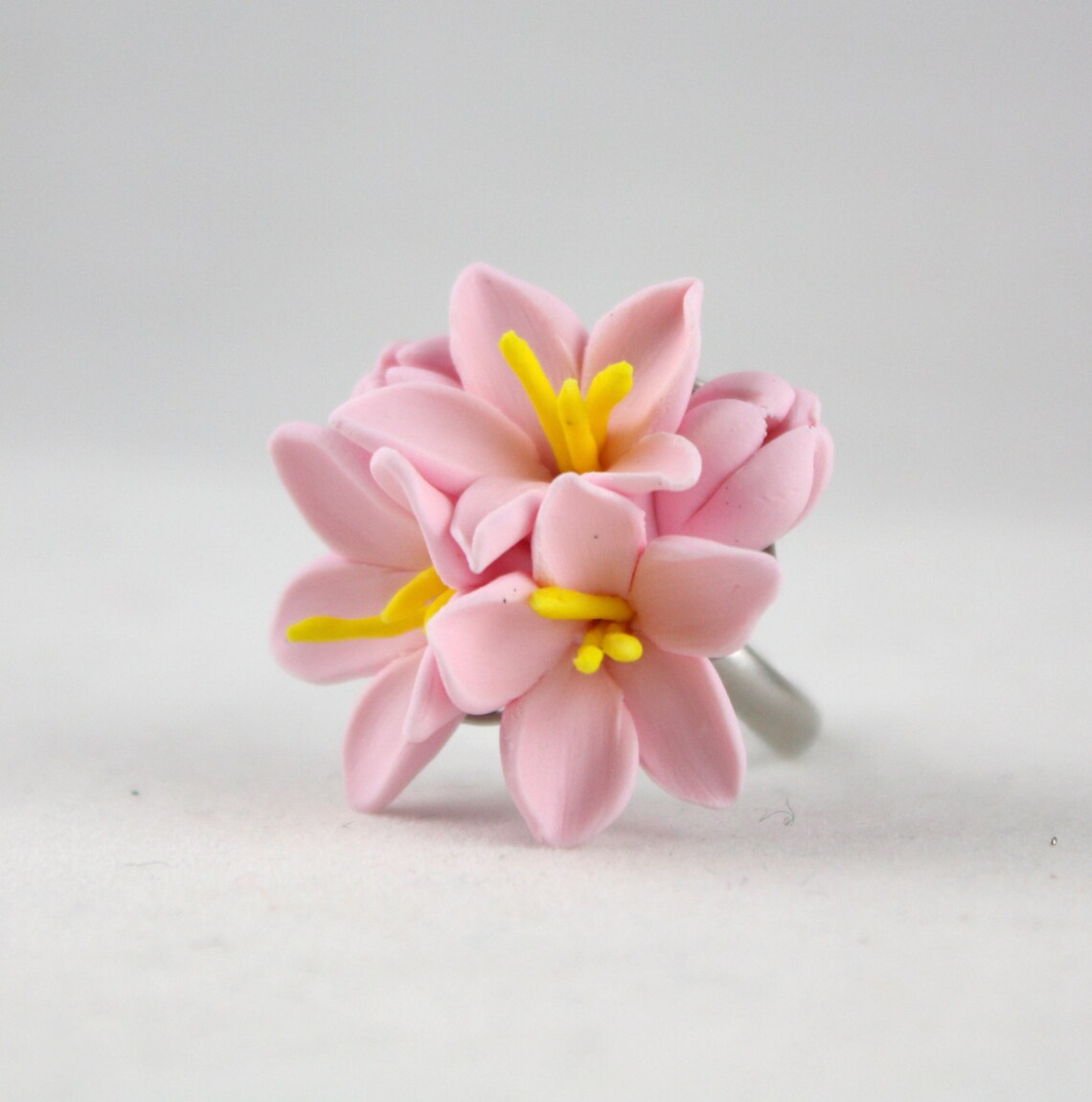TUTORIAL Polymer Clay Sakura Cherry Blossom Beads Hand Etsy