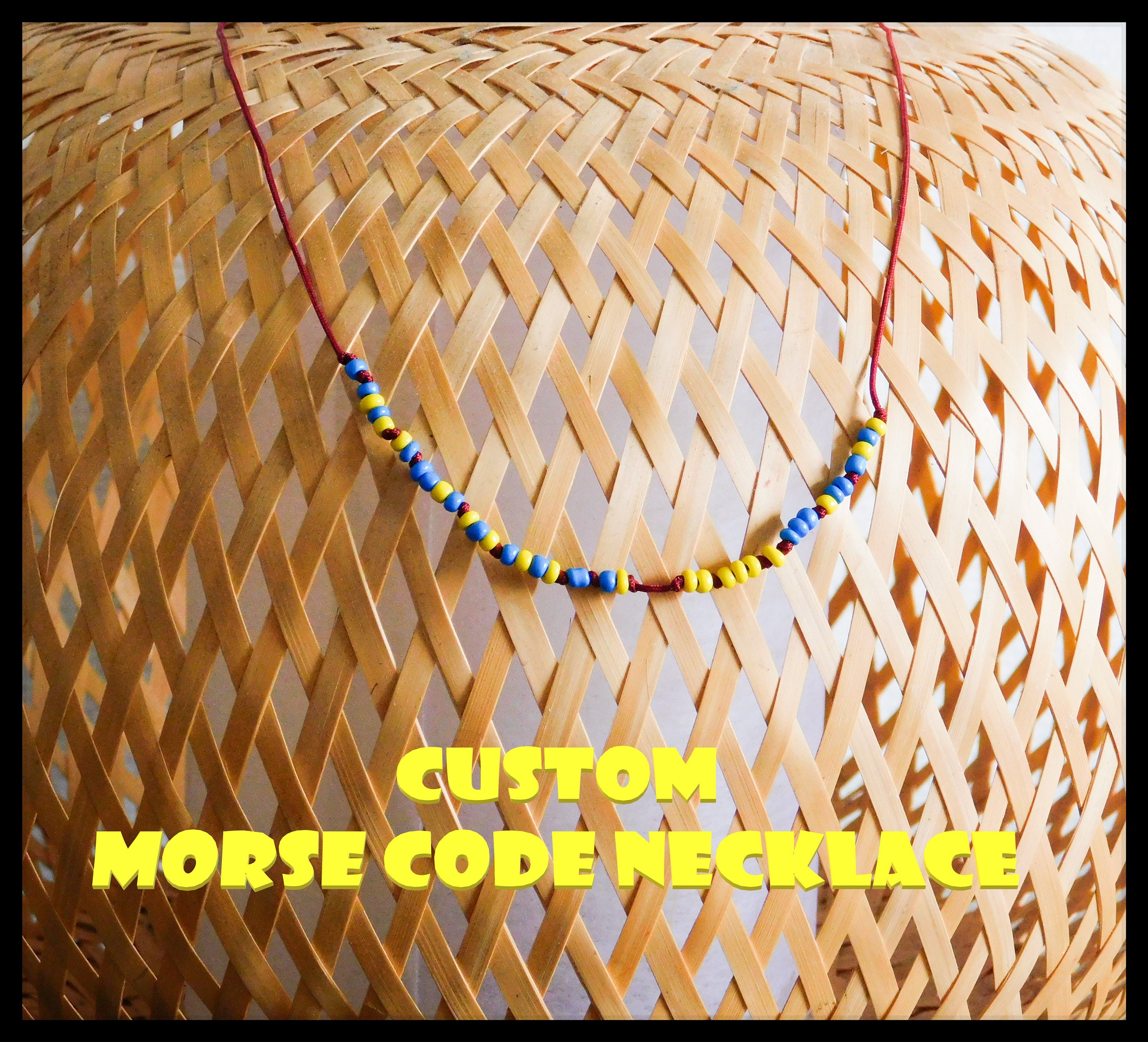 CUSTOM Morse Code Necklace – Customized Necklace - Women Men – Custom ...