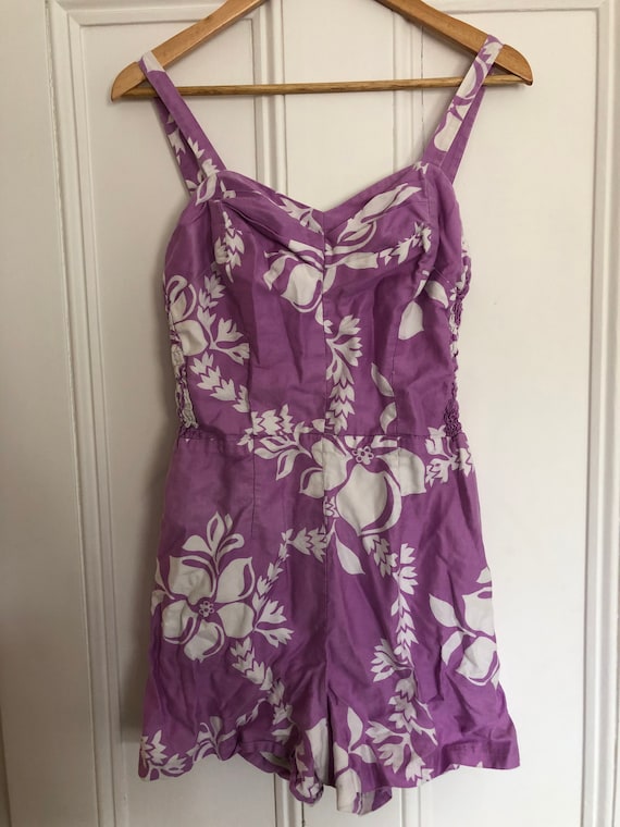 Vintage Hawaiian Playsuit Romper