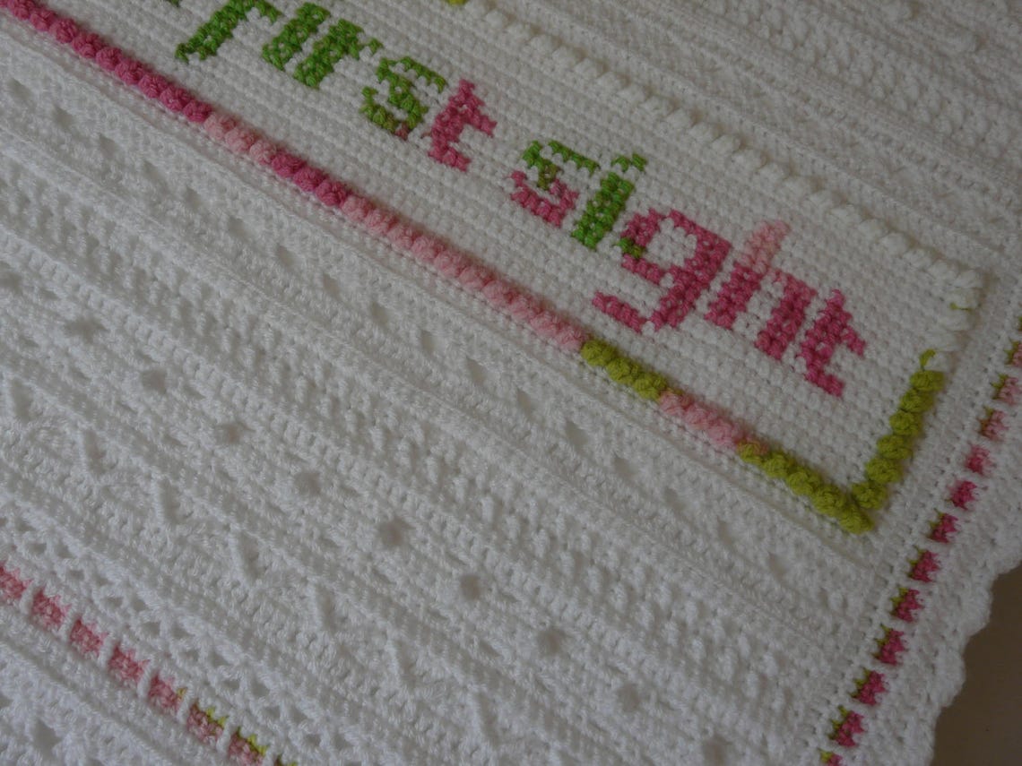 English Dutch Crochet Pattern Baby Blanket love at First Sight Etsy