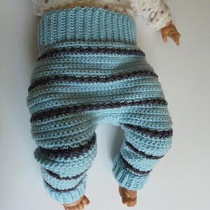 English Dutch Crochet Pattern Trendy Baby Harem Pants / Baby Legging 0 12 months image 2