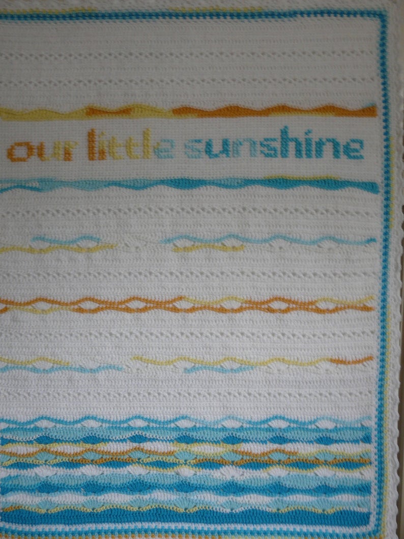 English Dutch Crochet Pattern Baby Blanket our Little Etsy