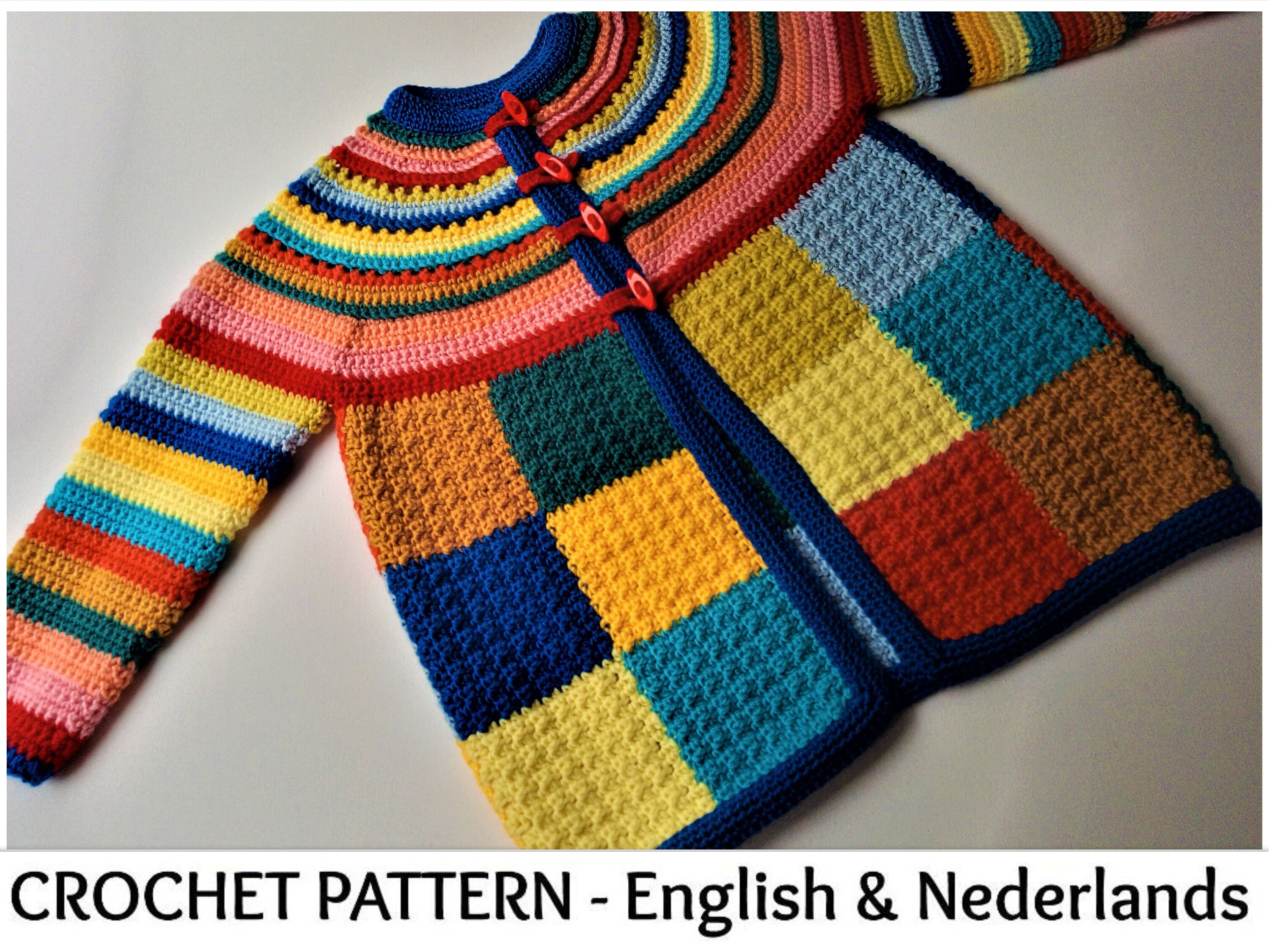 English + Dutch Crochet Pattern Stash Busting Seamless Baby & Toddler…
