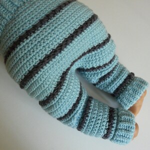 English Dutch Crochet Pattern Trendy Baby Harem Pants / Baby Legging 0 12 months image 5