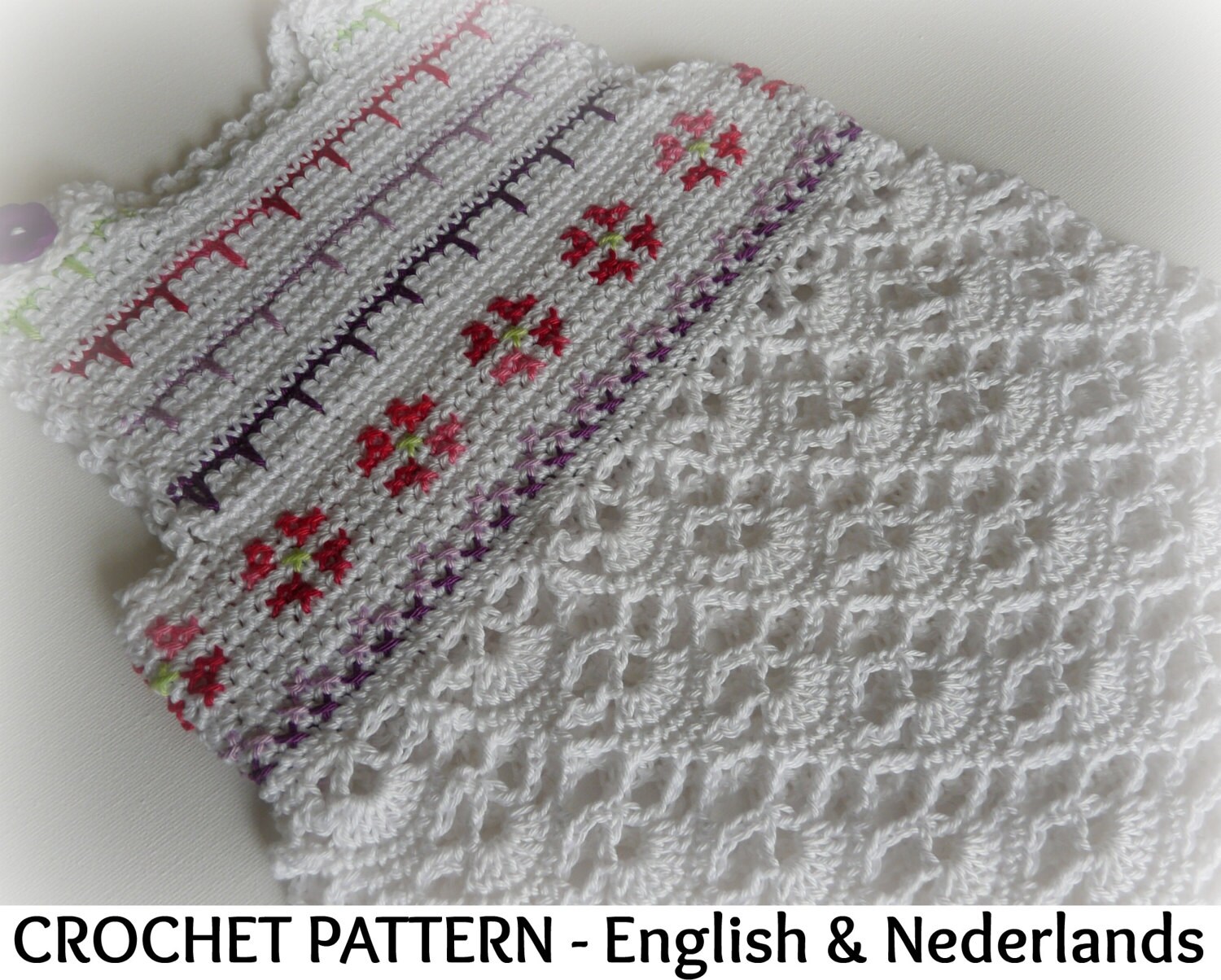 English + Dutch Crochet Pattern Baby & Toddler Summer Dress Hygge 0 ...