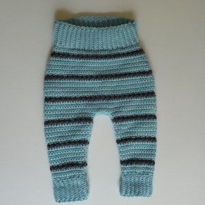 English Dutch Crochet Pattern Trendy Baby Harem Pants / Baby Legging 0 12 months image 7