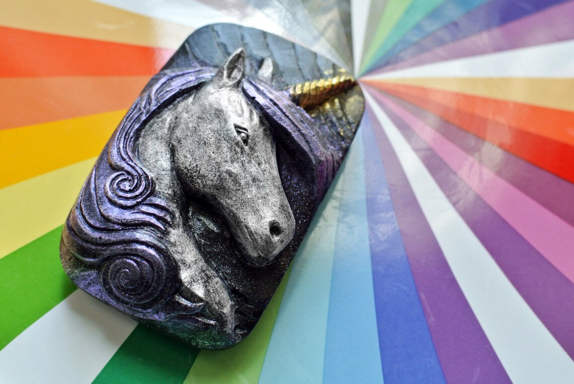 UNICORN SOAP MOLD Silicone soap making mouldresin soap bar Etsy