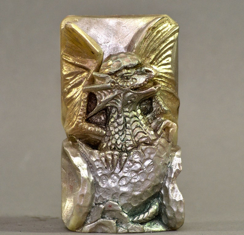 DRAGON MOLD SILICONE soap egg bar mould 55oz resin plaster Etsy