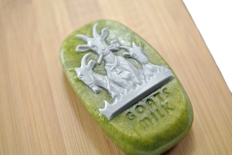 GOAT SOAP SILICONE mold milk bar mould polymer clay resin Etsy