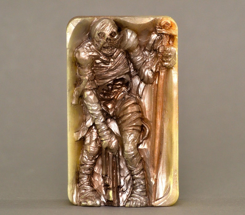 MUMMY SILICONE MOLD soap plaster clay wax resin 5oz halloween Etsy
