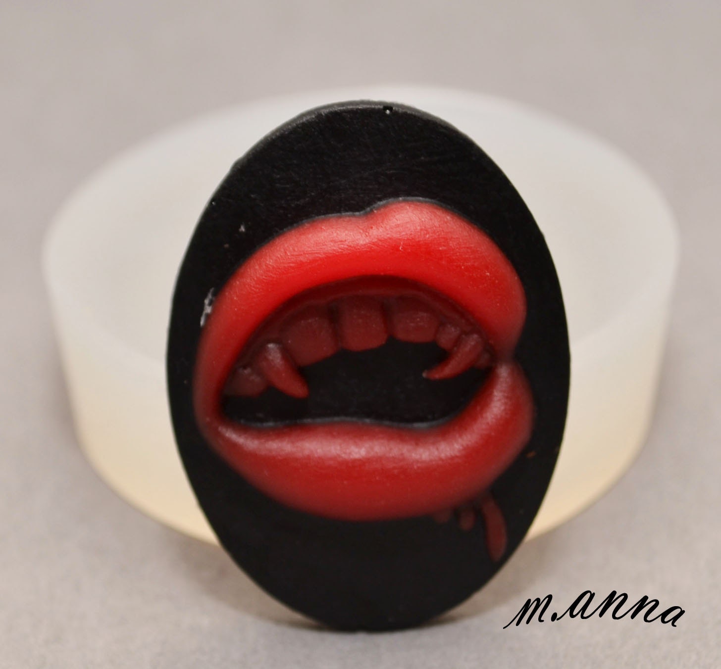 VAMPIRE TEETH SILICONE Mold Cameo Flexible Mould for Resin Etsy