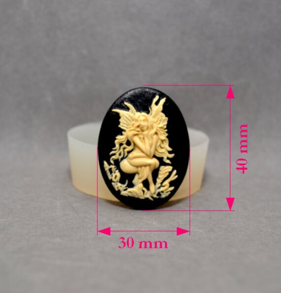 Resin. Jewelry Silicone Mold Black History  Cameo Flexible Mold  for Crafts 