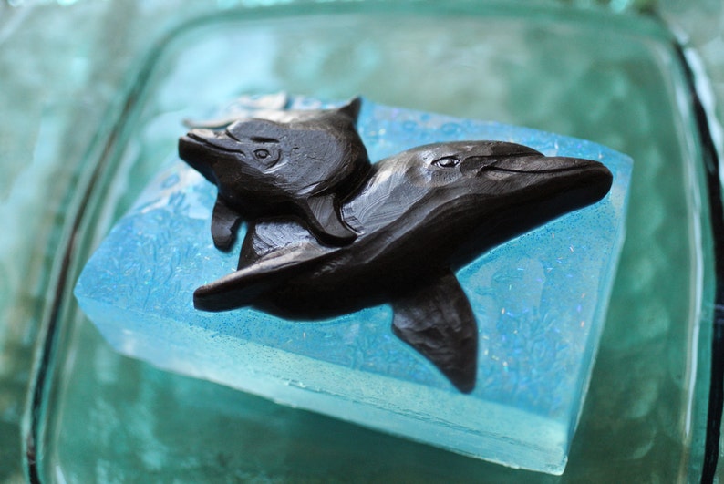 DOLPHIN SOAP SILICONE Mold Making Soap Bar Mould Sea Creature Etsy