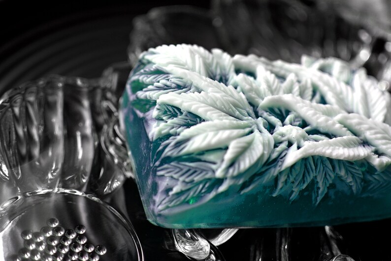 MARIJUANA SILICONE MOLD Soap Bar Mould 5oz Plaster Wax Resin Etsy