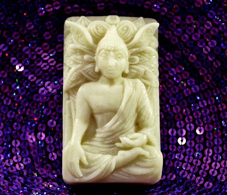 BUDDHA SILICONE MOLD Soap Mould Lotus Bar Plaster Clay Wax Etsy