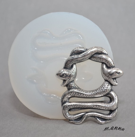 SNAKE SILICONE MOLD SUGARCRAFT POLYMER CLAY FIMO RESIN MOULD SNAKES
