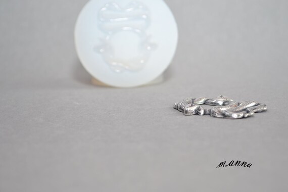 fimo resin food use Snake mold polymer clay wax SNAKES- silicone mould