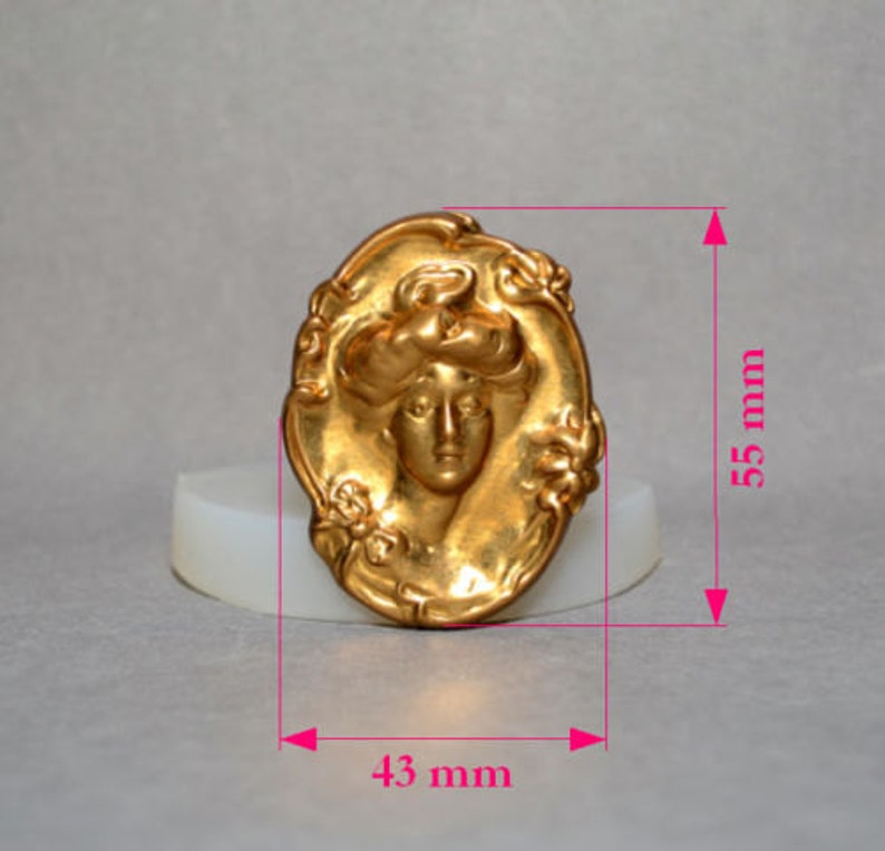 LADY ORNAMENT silicone mold sugarcraft resin fimo polymer clay mould soap fimo wax plaster icing chocolate food use food grade mould