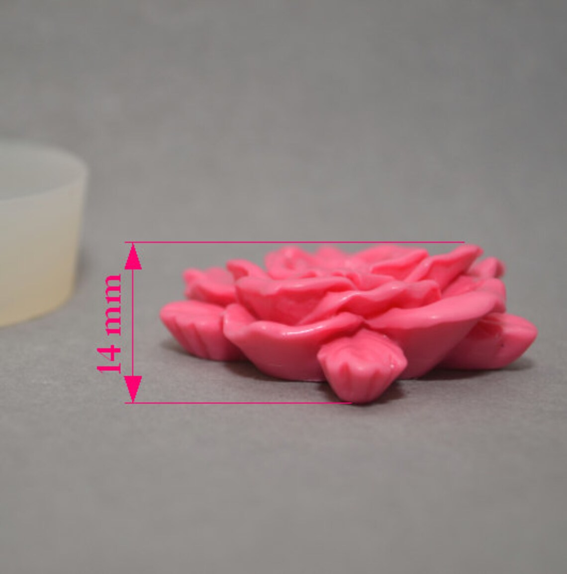 ROSE Silicone Mold Sugarcraft Resin Fimo Polymer Clay Mould - Etsy