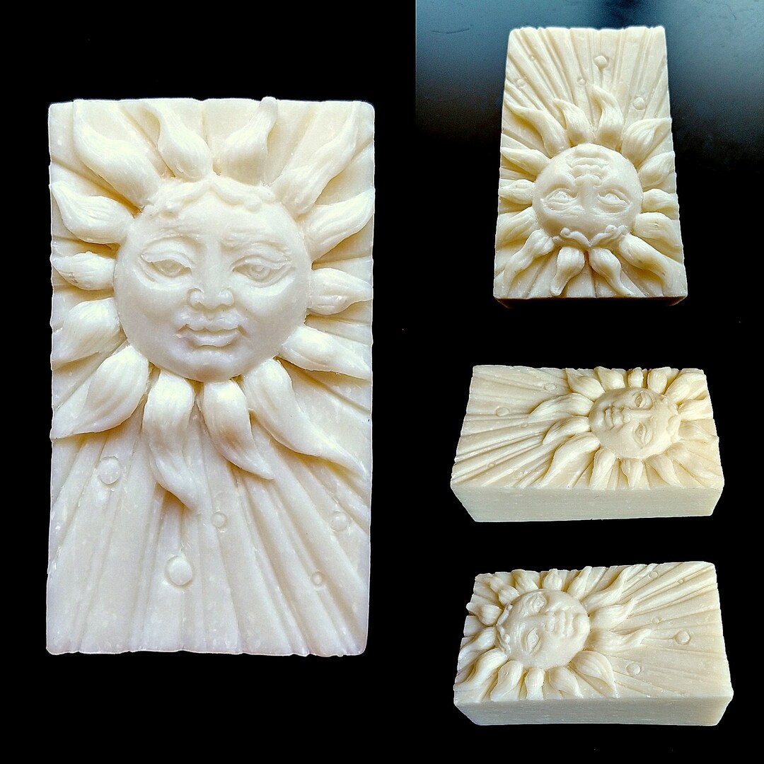 SUN SILICONE SOAP Mold Soap Bar Mould 55oz Resin Plaster Etsy