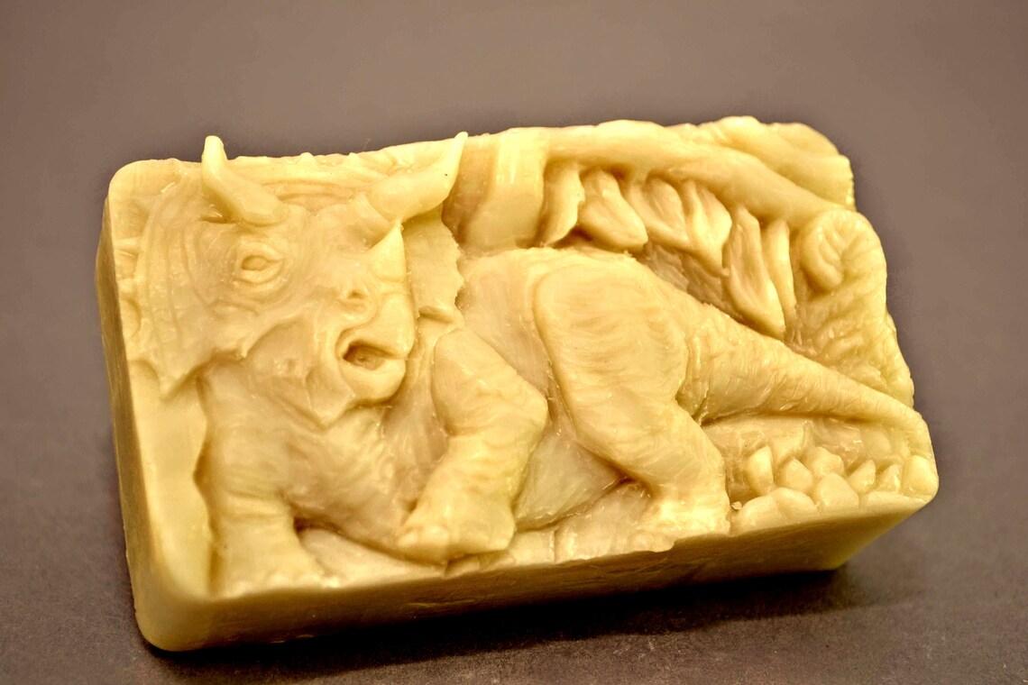 DINOSAUR SILICONE MOLD soap bar mould 55oz resin plaster Etsy