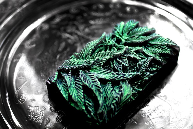 MARIJUANA SILICONE MOLD Soap Bar Mould 5oz Plaster Wax Resin Etsy