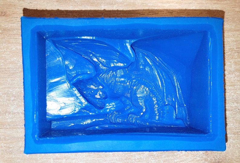 DRAGON SILICONE MOLD Flexible Mold for Soap Making Resin Etsy