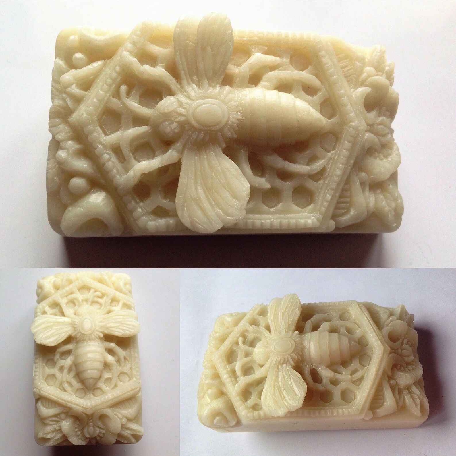 HONEY BEE SILICONE Mold Soap Queen Mould Plaster Clay Wax Etsy UK