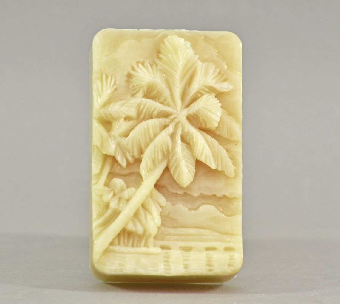 PALM SILICONE MOLD Soap Flexible Sturdy Mould 5oz Shore Coast Etsy