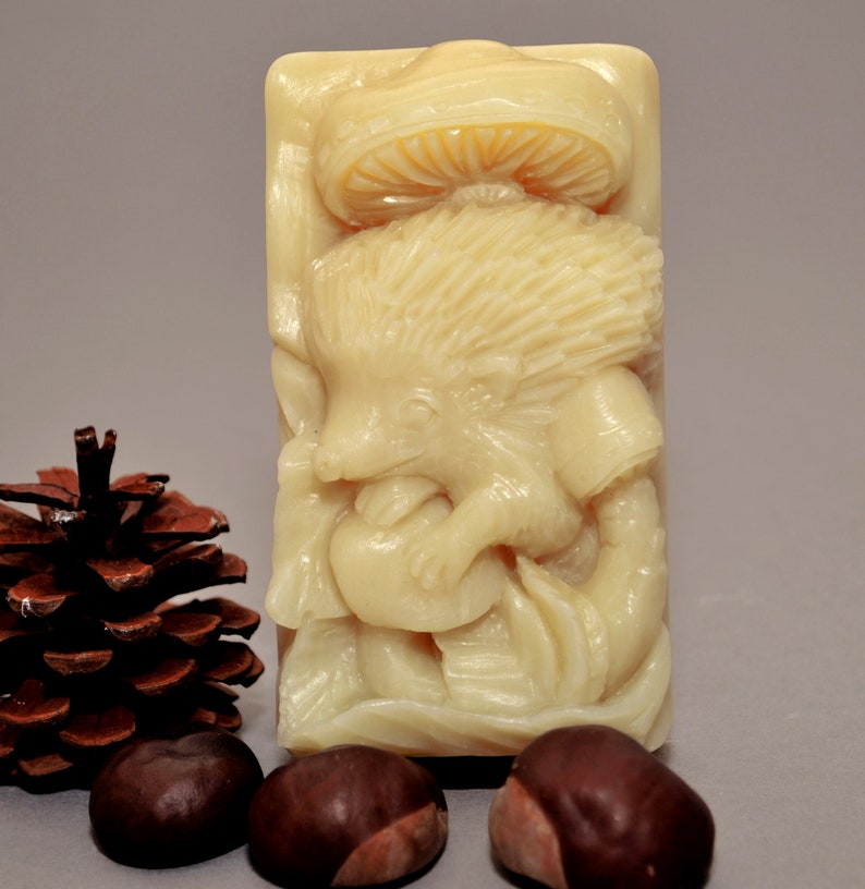 HEDGEHOG SILICONE SOAP Mold Soap Bar Mould 55oz Resin Plaster Etsy