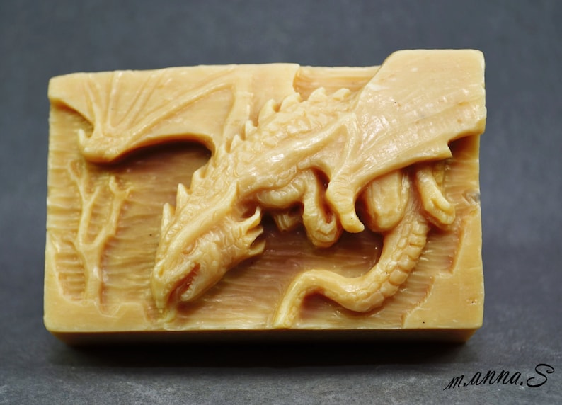 DRAGON SILICONE MOLD for Soap Making Candle Resin Plaster Wax Etsy