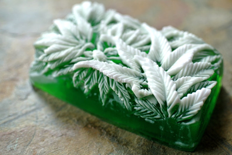 MARIJUANA SILICONE MOLD Soap Bar Mould 5oz Plaster Wax Resin Etsy
